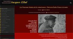 Desktop Screenshot of jacques-ellul.org