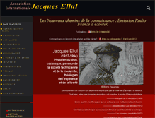 Tablet Screenshot of jacques-ellul.org
